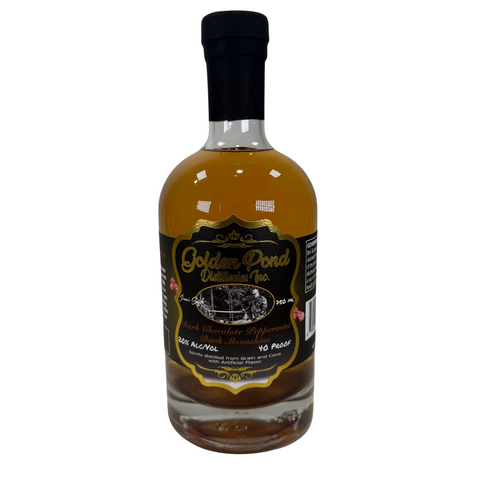 Golden Pond Dark Chocolate Peppermint Bark Moonshine