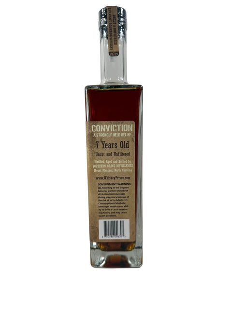 Conviction Single Barrel 7 Year Old Straight Bourbon Whiskey 750ml