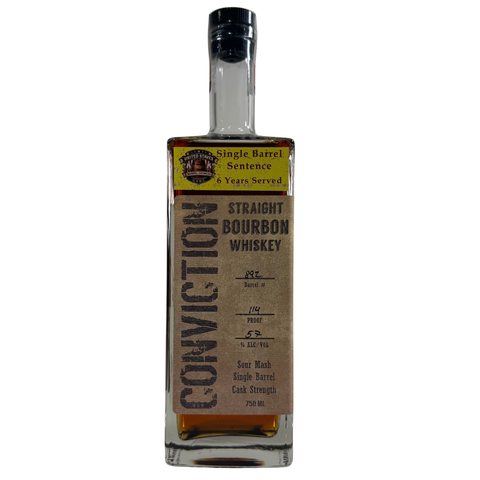 Conviction U.S.B.C. 6 Year Old Single Barrel Straight Bourbon Whiskey 750ml