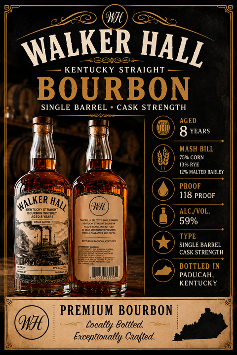 Walker Hall Single Barrel Bourbon