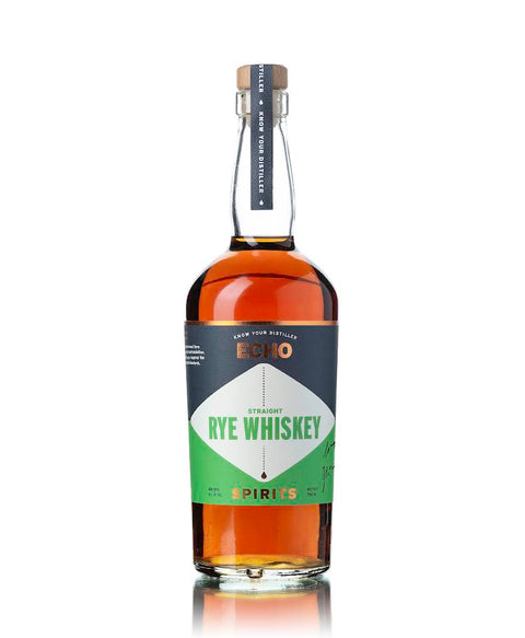 Echo Spirits Distilling Co. Straight Rye Whiskey